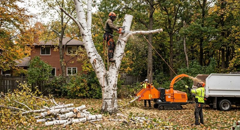 Spruce Tree Removal in Montgomery County, PA