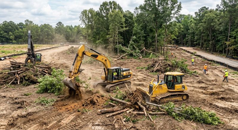 Commercial Land Clearing in Houston, TX