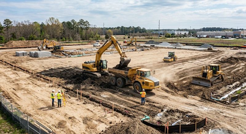 Commercial Land Preparation in Cumming, GA