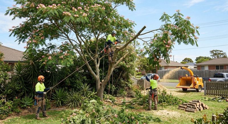 Mimosa Tree Removal in Montgomery County, PA